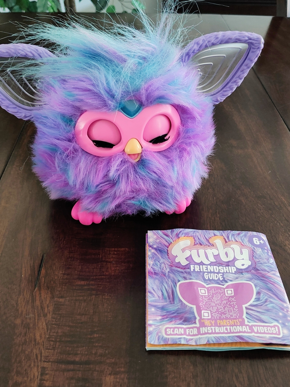 Furby Plush Interactive Bird Toy - Pink, Purple & Blue